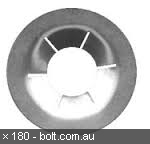 PUSH NUT SS 304 4MM